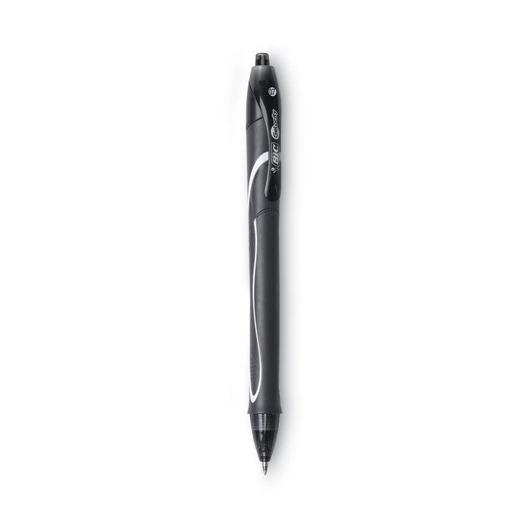 Gel-ocity Quick Dry Gel Pen, Retractable, Fine 0.7 mm, Assorted Ink and Barrel Colors, Dozen