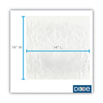 All-Purpose Food Wrap, Dry Wax Paper, 14 x 14, White, 1,000 Sheets/Pack, 4 Packs/Carton