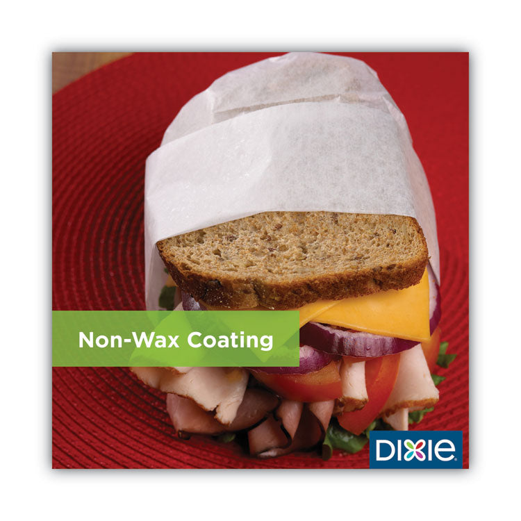All-Purpose Food Wrap, Dry Wax Paper, 14 x 14, White, 1,000 Sheets/Pack, 4 Packs/Carton