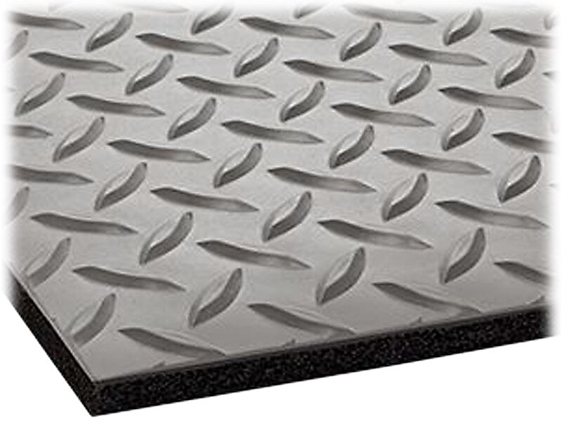 Crown Mats Industrial Deck Plate Anti-Fatigue Mat, 36" x 144", Gray (CD 0312DG)