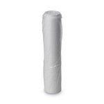 Dome Drink-Thru Lids, Fits 10 oz to 20 oz Dixie Hot Cups, Plastic, White, 100/Pack