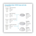 Cold Drink Cup Lids, Fits 9 oz to 12 oz Cold Cups, Plastic, Clear, 100/Sleeve, 10 Sleeves/Carton