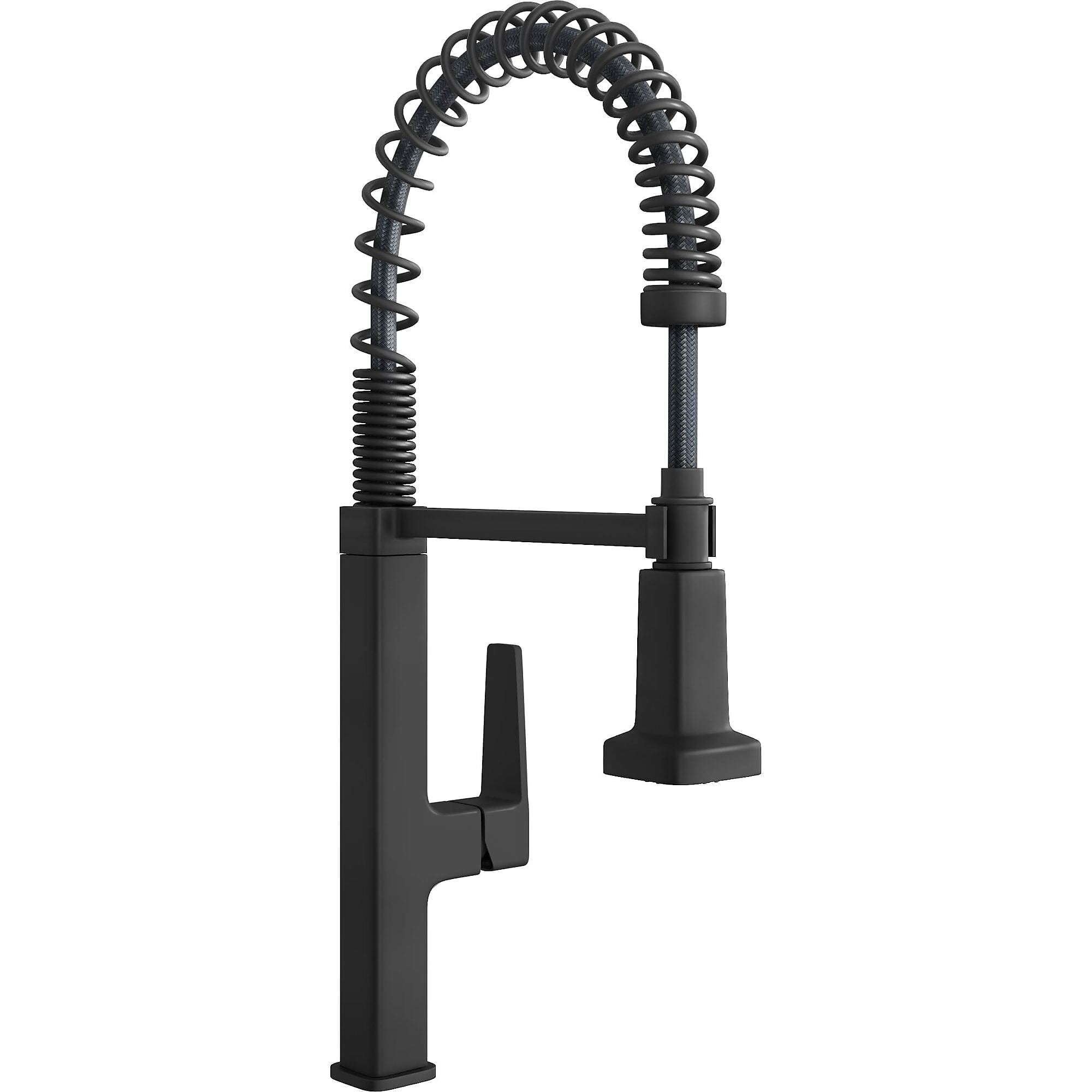 PROFLO Scovin 1.8 GPM Single Hole Pre-Rinse Pull Down Kitchen Faucet - Includes Escutcheon (PFXC5512MB)