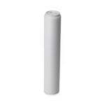 Sip-Through Dome Hot Drink Lids, Fits 10 oz Hot Cups, Plastic, White, 100/Pack