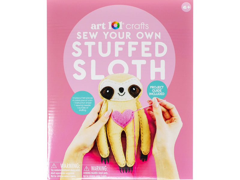 Art 101 Crafts Sew Your Own Stuffed Sloth (40008MB)