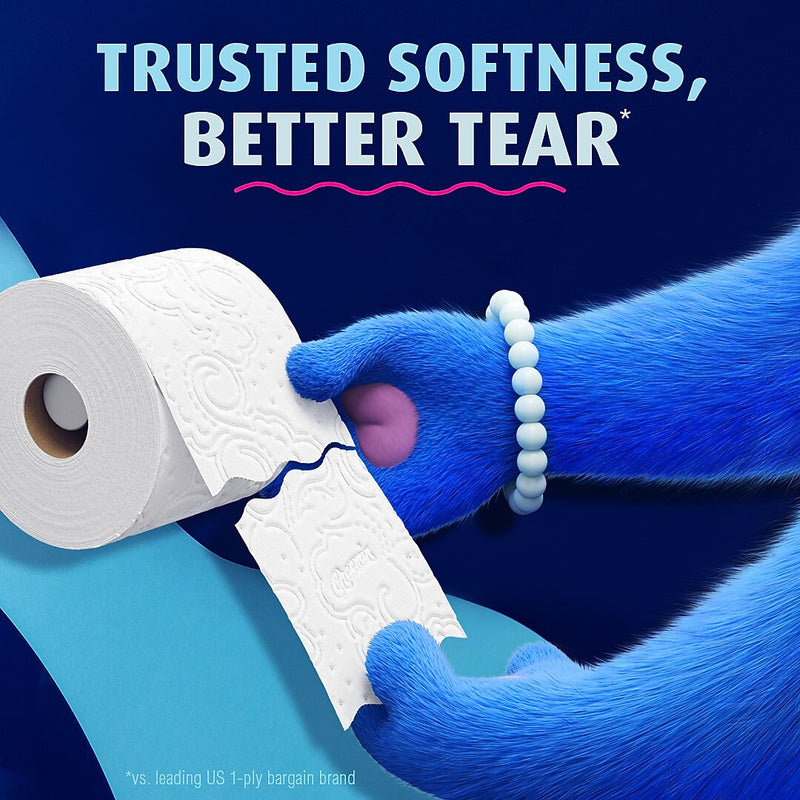 Charmin Ultra Soft Mega Toilet Paper, 2-ply, White, 224 Sheets/Roll, 18 Rolls/Case (87978)