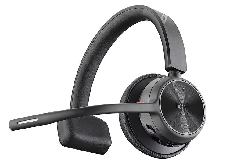 Poly Voyager 4310 Noise Canceling On-Ear Headset, Bluetooth, Black (77Y95AA)