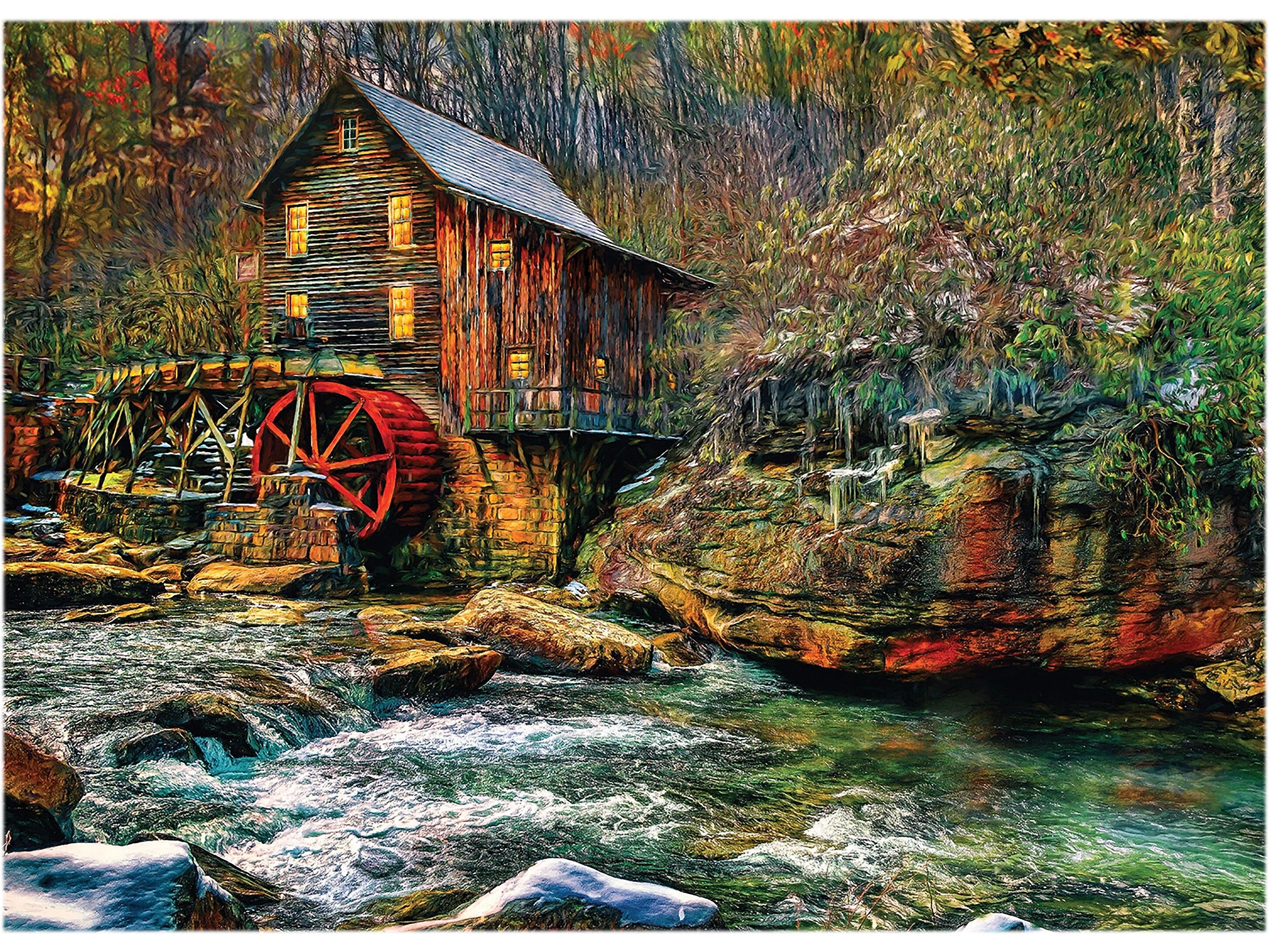 Willow Creek Old Mill 1000-Piece Jigsaw Puzzle (48802)