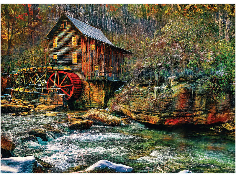 Willow Creek Old Mill 1000-Piece Jigsaw Puzzle (48802)