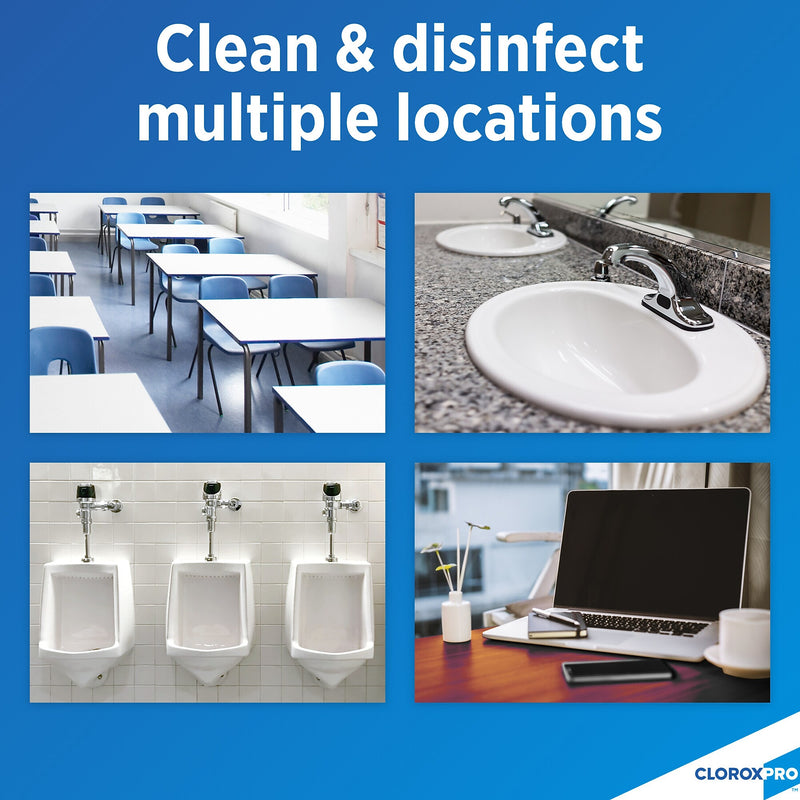 CloroxPro Clorox Clean-Up Disinfectant Cleaner with Bleach Refill, 128 oz. (35420)