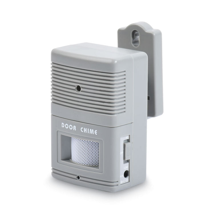 Visitor Arrival/Departure Chime, Battery Operated, 2.75 x 2 x 4.25, Gray