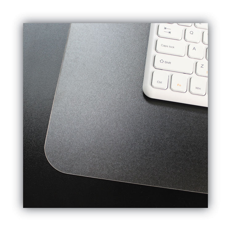 desktex polycarbonate desk pad, 22 x 17, clear