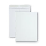 Catalog Envelope, 28 lb Bond Weight Paper, #10 1/2, Square Flap, Gummed Closure, 9 x 12, White, 100/Box