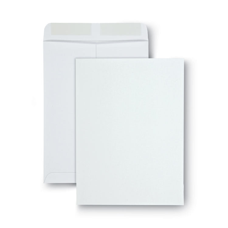 Catalog Envelope, 28 lb Bond Weight Paper, #10 1/2, Square Flap, Gummed Closure, 9 x 12, White, 100/Box