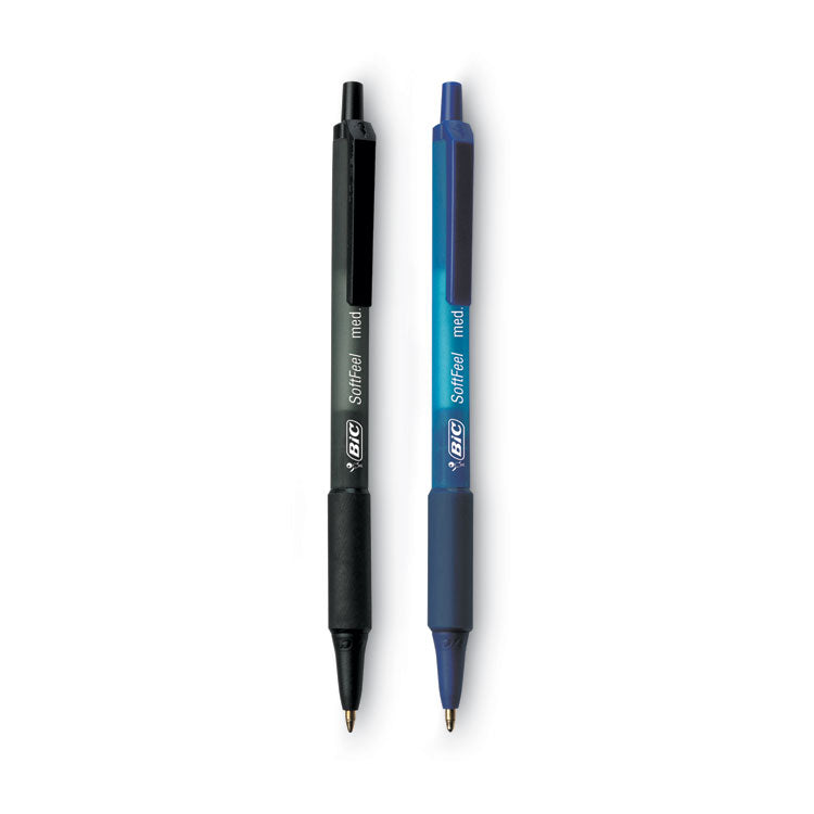 Soft Feel Ballpoint Pen Value Pack, Retractable, Medium 1 Mm, Assorted Ink And Barrel Colors, 36/pack