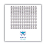 2-Ply Toilet Tissue, Septic Safe, White, 156.25 ft Roll Length, 500 Sheets/Roll, 96 Rolls/Carton