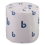 2-Ply Toilet Tissue, Standard, Septic Safe, White, 4 x 3, 500 Sheets/Roll, 96 Rolls/Carton