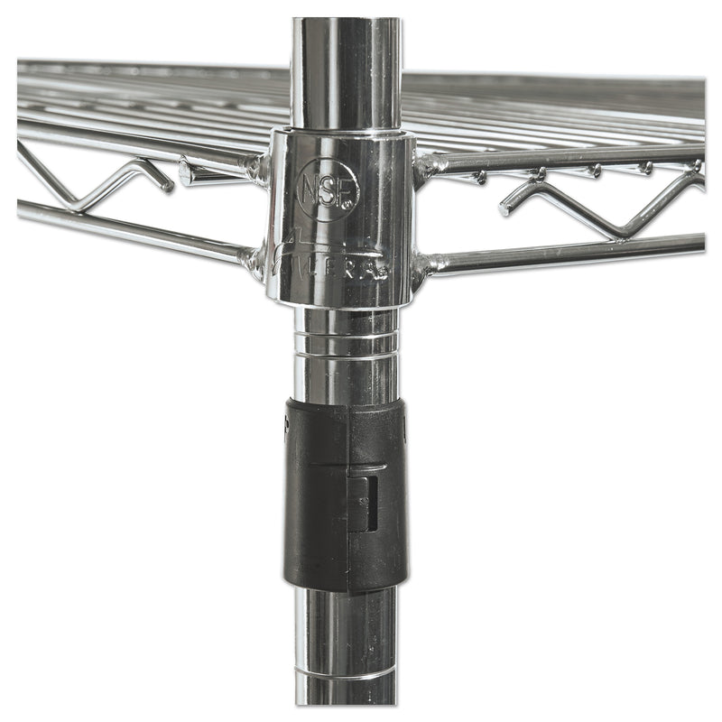 Alera 4-Shelf Metal Unit, 48"W, Silver (ALESW604818SR)