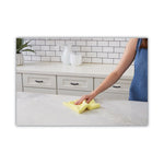 Microfiber Cleaning Cloths, 16 X 16, Yellow, 24/pack