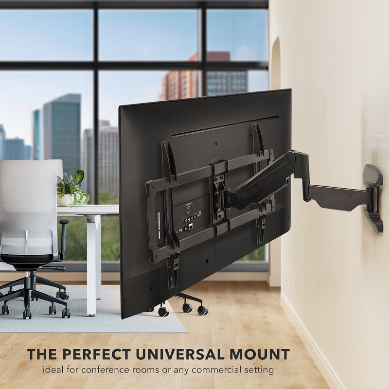 Mount-It! Full Motion TV Wall Mount with Gas Spring Arm For 37" to 80" Screens, 88lbs Max. (MI-445)