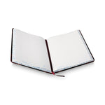 Laboratory Notebook, Data/Lab-Record Format, Black/Red Cover, (150) 10.38 x 8.13 Sheets