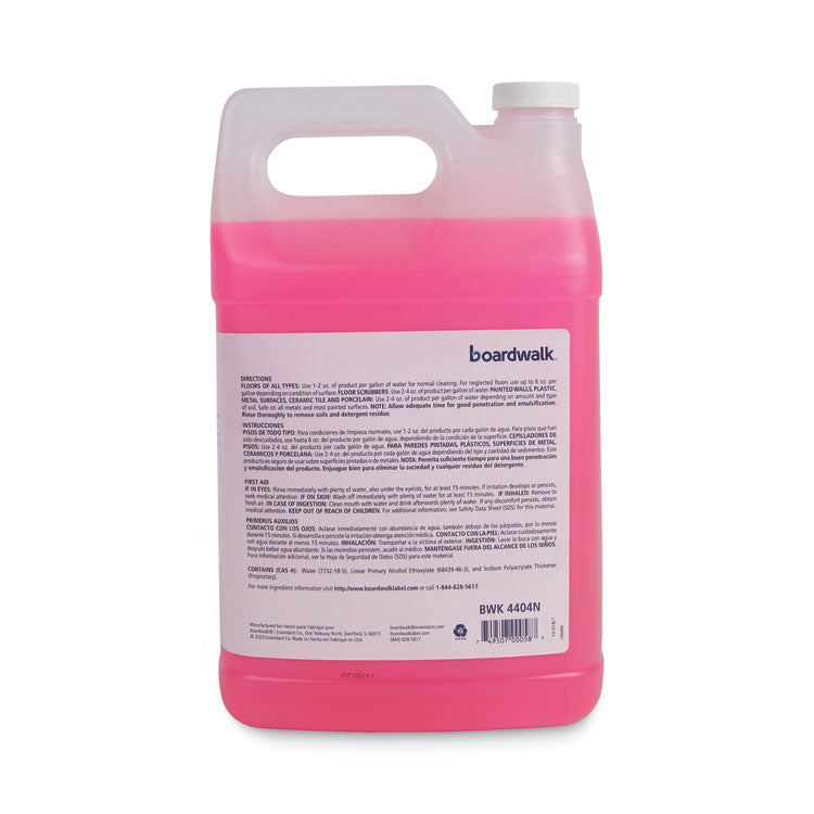 Neutral Floor Cleaner Concentrate, Lemon Scent, 1 Gal Bottle, 4/carton