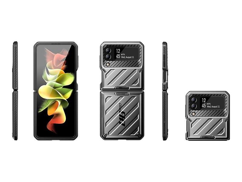 SUPCASE Unicorn Beetle PRO Black Rugged Case for Samsung Galaxy Z Flip4 (SUP-Galaxy2022-ZFlip4-5G-UBPro-Black)