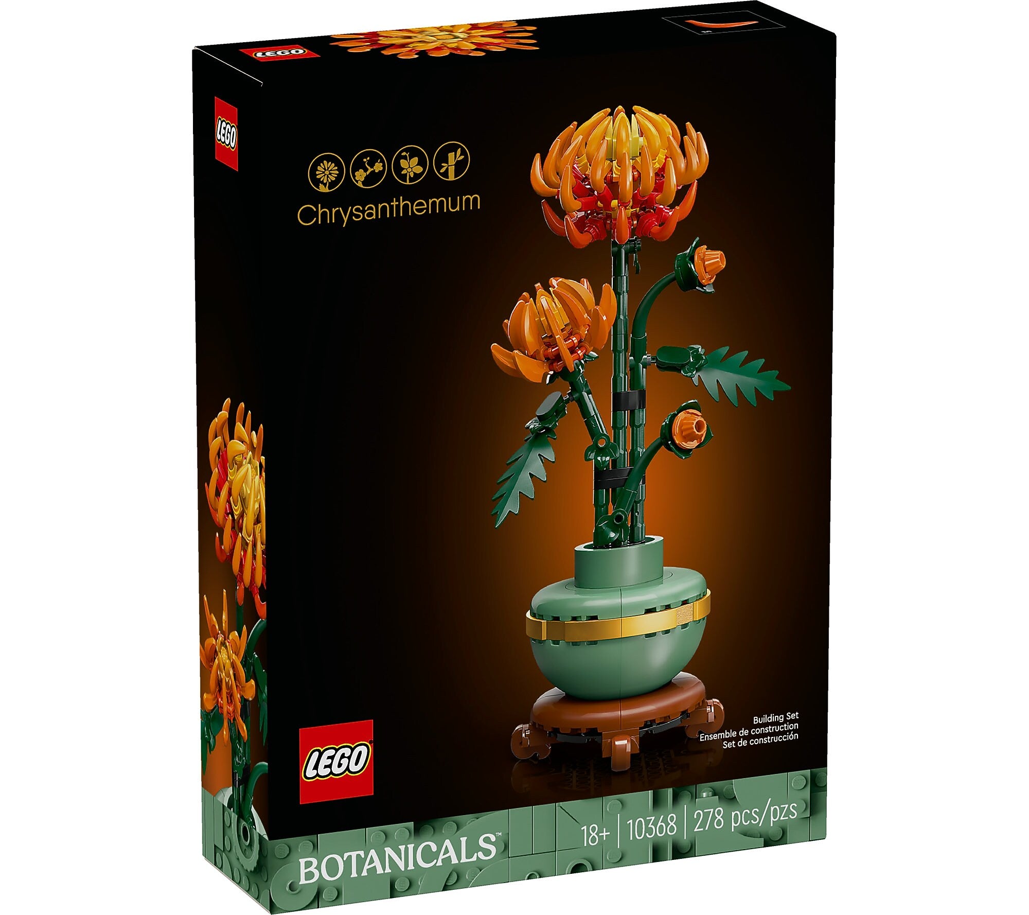 LEGO Botanicals Chrysanthemum, 278 Pieces (10368)