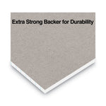 Premium Ruled Writing Pads With Heavy-Duty Back, Narrow Rule, Black Headband, 50 White 5 X 8 Sheets, 6/pack