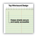 Steno Pads, Gregg Rule, Red Cover, 80 Green-Tint 6 X 9 Sheets, 6/pack