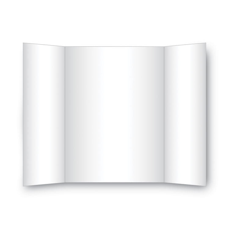 Two Cool Tri-Fold Poster Board, 36 X 48, Black/white, 6/carton