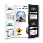 Two Cool Tri-Fold Poster Board, 36 X 48, Black/white, 6/carton