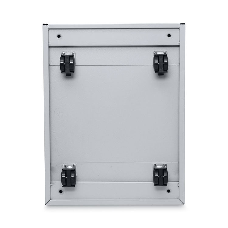 File Pedestal, Left Or Right, 3-Drawers: Box/box/file, Legal/letter, Light Gray, 14.96" X 19.29" X 27.75"