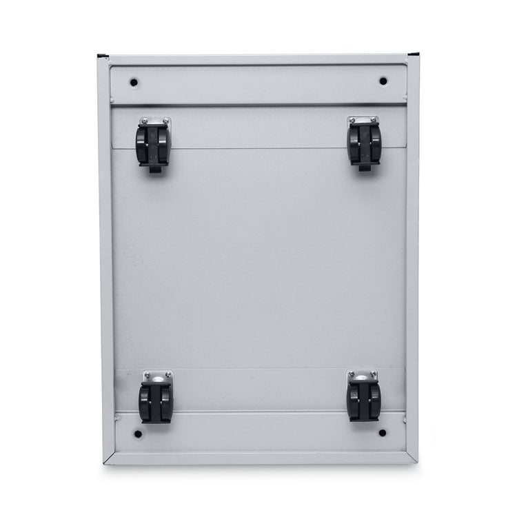 File Pedestal, Left Or Right, 2-Drawers: Box/file, Legal/letter, Light Gray, 14.96" X 19.29" X 21.65"