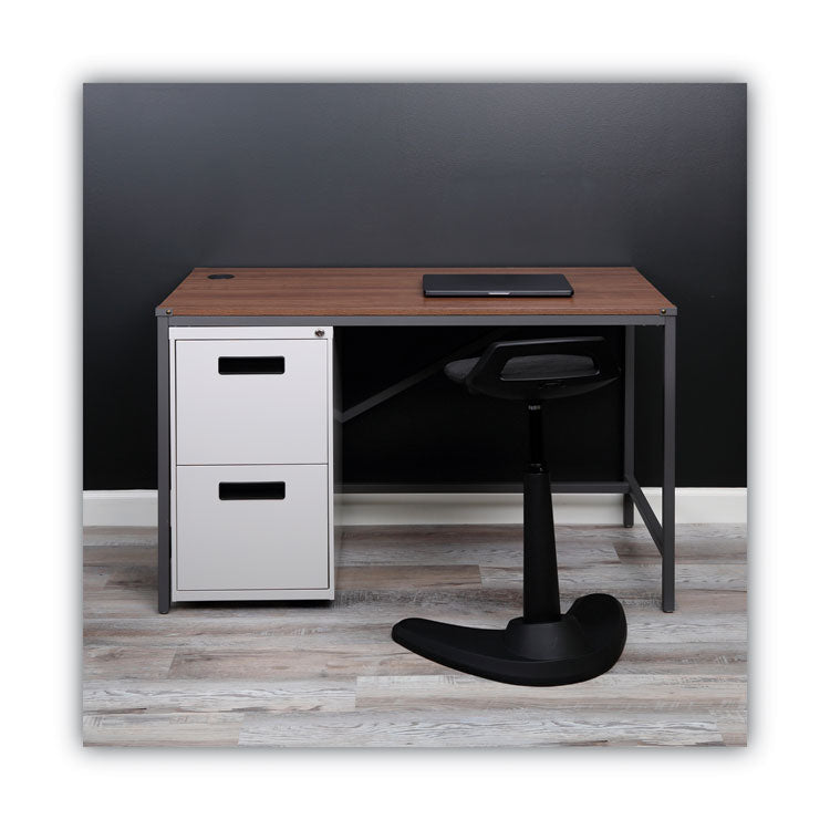 File Pedestal, Left Or Right, 2 Legal/letter-Size File Drawers, Light Gray, 14.96" X 19.29" X 27.75"