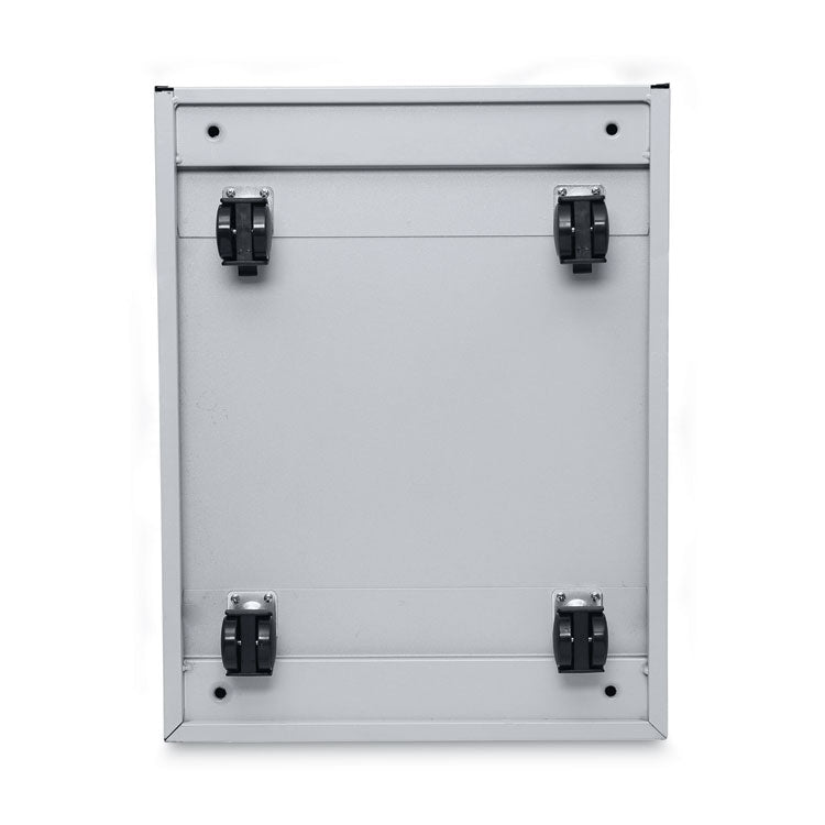 File Pedestal, Left Or Right, 2 Legal/letter-Size File Drawers, Light Gray, 14.96" X 19.29" X 27.75"