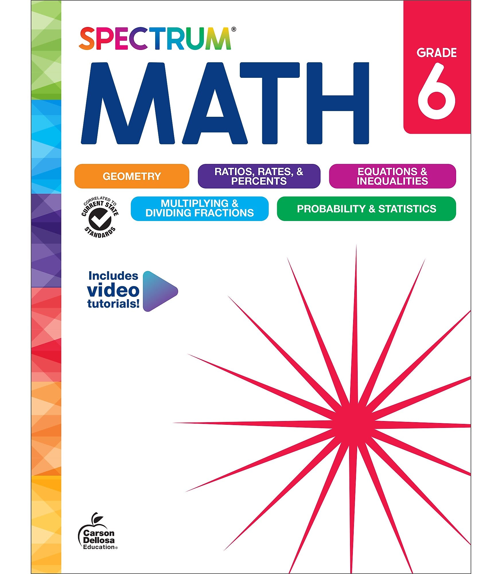 Carson-Dellosa Math Workbook, 192 pages