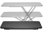 Amer 26" x 19" Desktop Riser for Laptops, Black (EZUP2619)