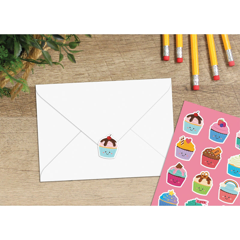 Teacher Created Resources Cupcake Smelly Stickers, Multicolored, 120/Pack, 6/Packs/Bundle (TCR9439-6)