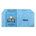 Polar 100% Natural Seltzer Water, 12 oz., 24/Carton (00220)