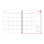 2025-2026 Blue Sky Roosevelt 8.5" x 11" Academic Year Weekly & Monthly Planner, Plastic Cover, Multicolored (128691-A26)