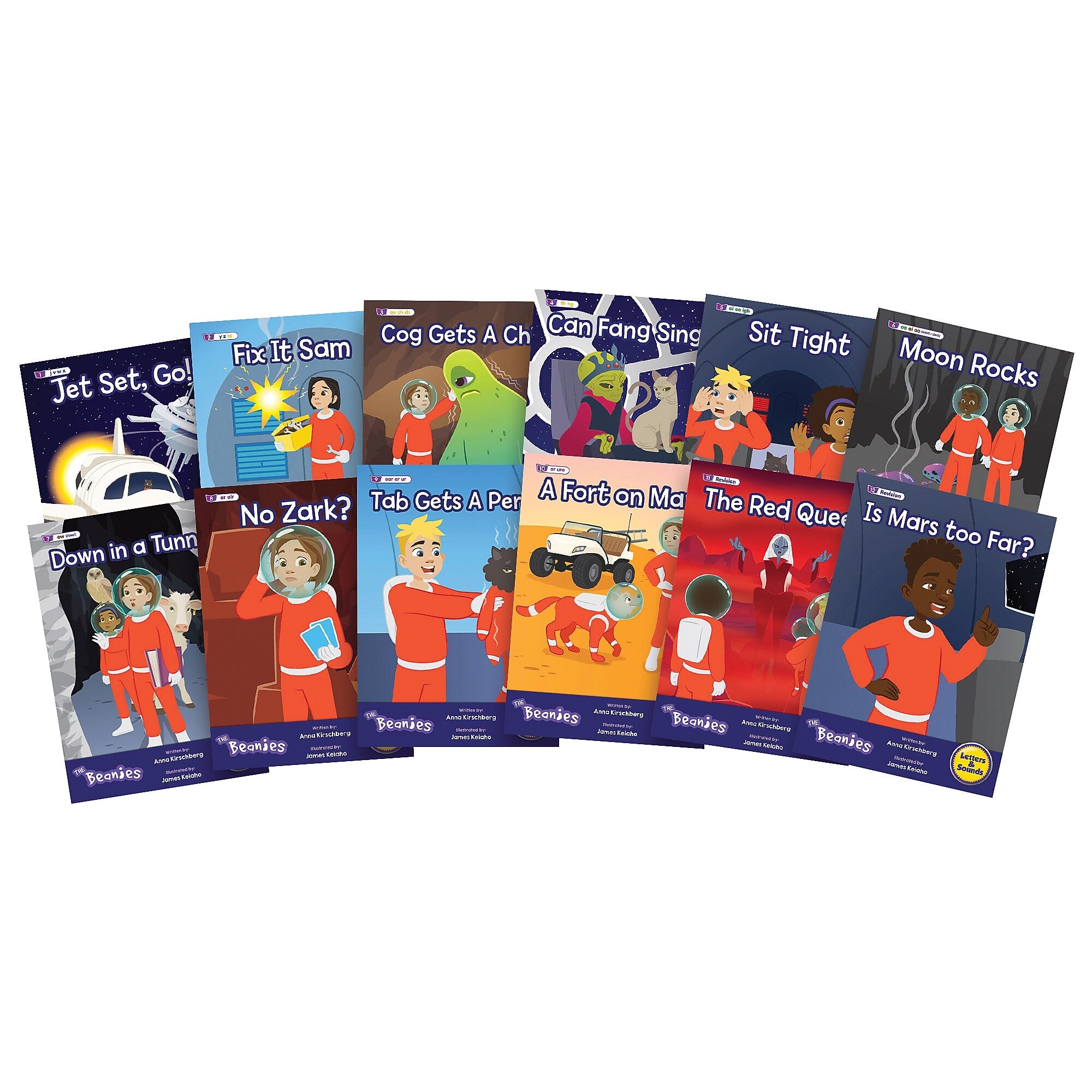 Beanstalk Books The Beanies Hi-Lo Diversity Decodables Phase 3 Set 2, 12/Set (JRLBB154)