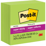 Post-it Super Sticky Notes, 3" x 3", Marrakesh Collection, 90 Sheets/Pad, 5 Pads/Pack (654-5SSLE)
