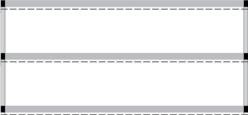 Continuous Direct Thermal Printer Label, 1" Core, 4" x 1"