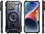 SUPCASE Unicorn Beetle MAG XT MagSafe Rugged Case for iPhone 15 Pro Max, Shock-Absorbing, Dark Blue (SPH23MX67MGXTMN)