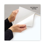 Wallmates Self-Adhesive Dry Erase Writing/planning Surface, 36 X 24, White/gray/orange Sheets, Undated