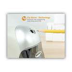 Quietsharp Executive Electric Pencil Sharpener, Ac-Powered, 4 X 7.5 X 5, Gray