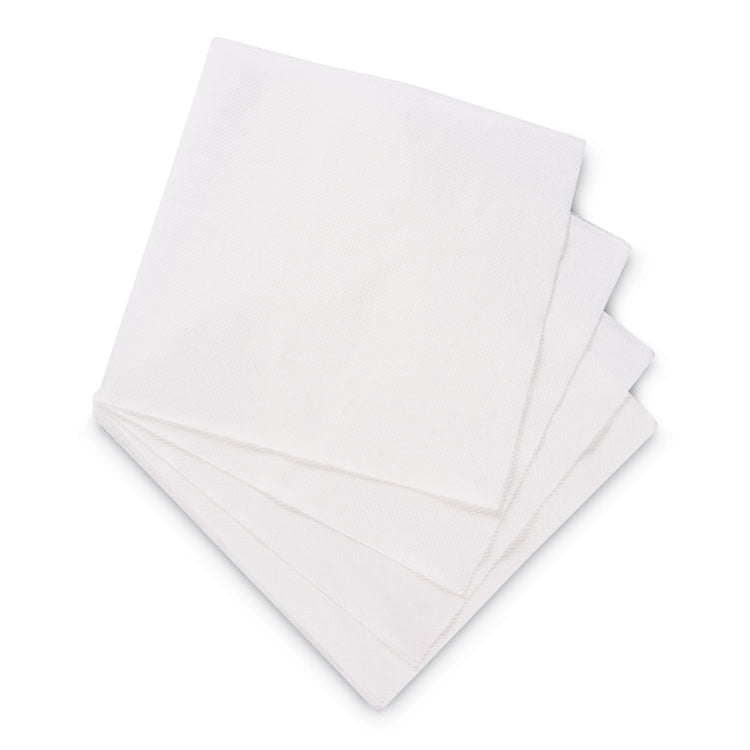 1/4-Fold Lunch Napkins, 1-Ply, 11.8" x 11.2", White, 6,000/Carton