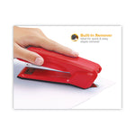 Ascend Stapler, 20-Sheet Capacity, Red