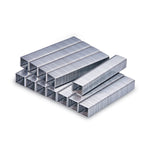Heavy-Duty Premium Staples, 0.38" Leg, 0.5" Crown, Steel, 5,000/box
